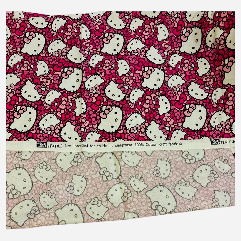 NEW Hello Kitty 1 Yard Fabric